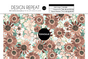 Krizantem Flower - Seamless Patterns, a Pattern Graphic by texvogue (Thumbnail 2 of 18)