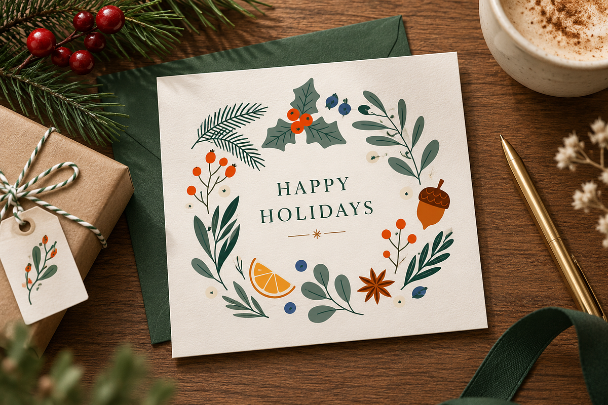 Christmas Botanical Clipart, a Seasonal Illustration by Anna Studio (Photo 8 of 12)
