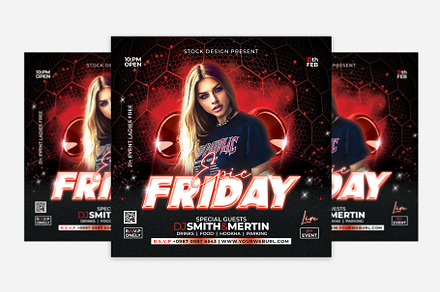 Party Flyer Template, a Flyer Template by Stock_Design