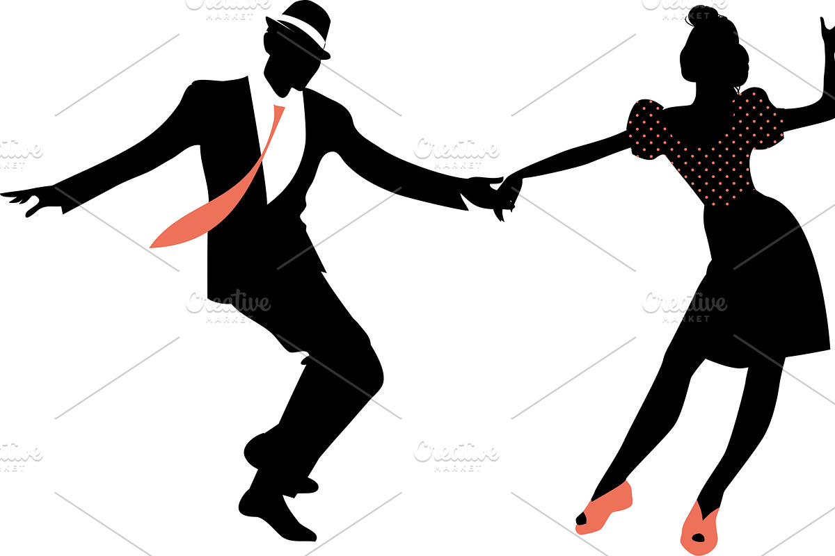 SWING DANCE CLIPART, a Graphic by La Inspiratriz (Photo 4 of 21)
