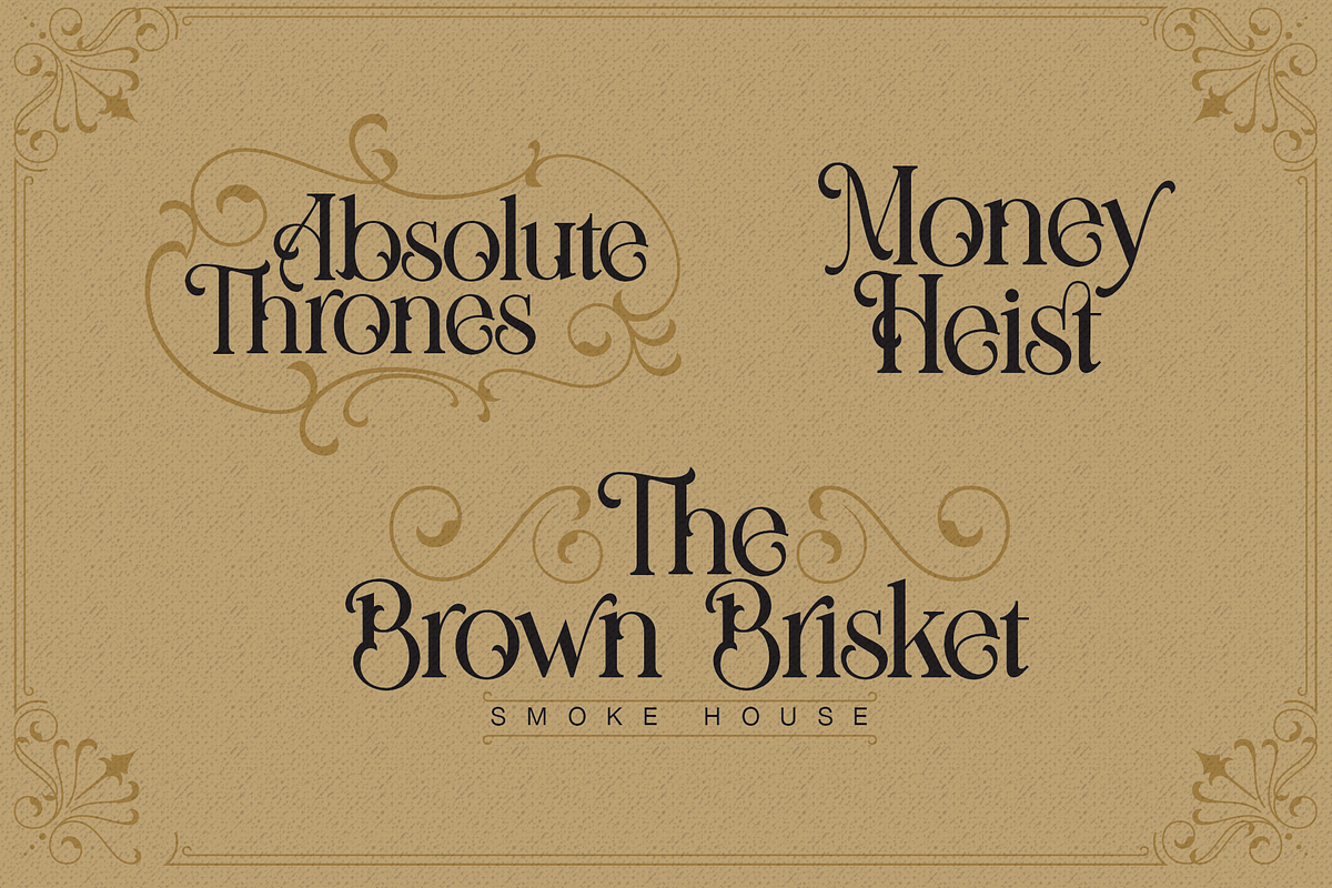HST - Auverbacia, a Serif Font by ilhamtaro (Photo 4 of 10)