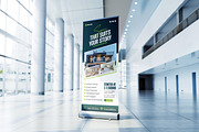 Real Estate Roll-Up Banner Template, a Poster Template by vectorlnk (Thumbnail 4 of 5)