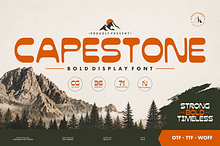 Capestone- A Bold Display Font