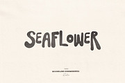 SeaFlower | Hand Drawn Surf Font, a Handwritten Font by Madeline ODonoghue Design (Thumbnail 1 of 12)