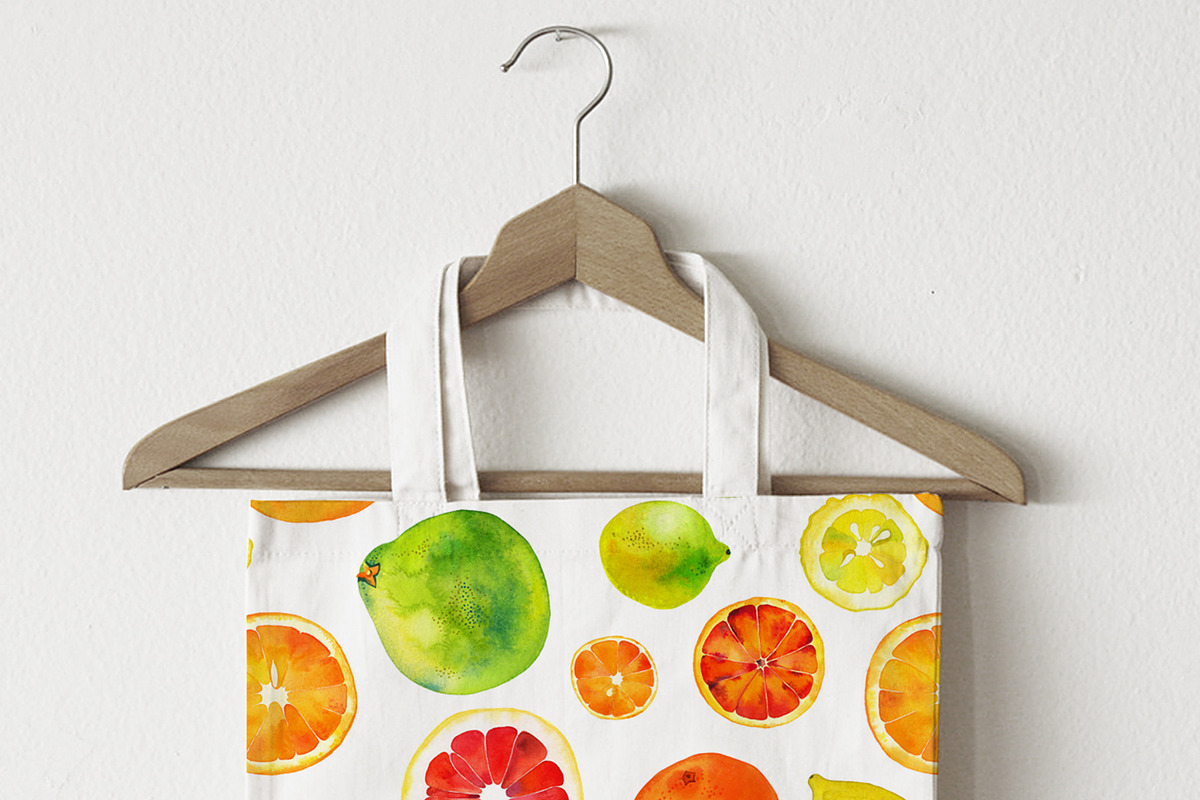 Watercolor Citrus Clipart Collection, a Food Illustration by Olga Begak Art & Design (Photo 10 of 10)