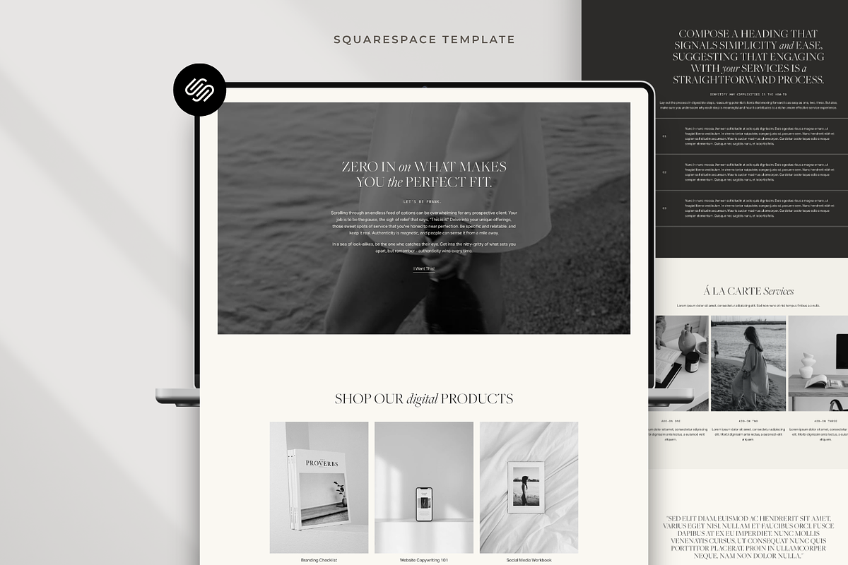 Squarespace Template For Counsellors, a Squarespace Template by Candor Templates (Photo 4 of 19)