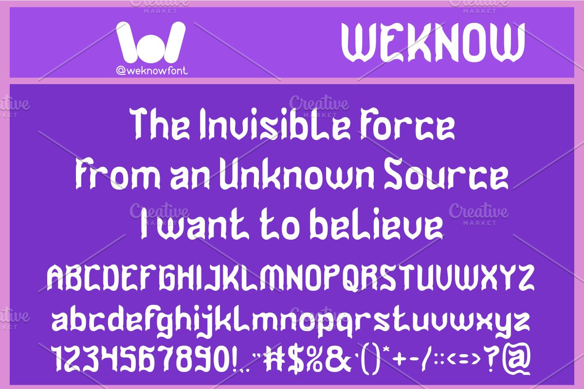 Another Great font, a Font by weknow (Photo 5 of 8)