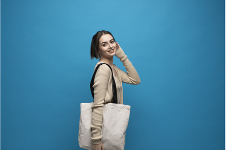 Brunette cheerful millennial woman, a Person Photo by volodymyrshtun13795