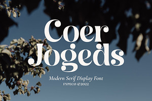 Coer Jogeds - Modern Serif Font