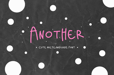 The Another, a Script Font by Alexander Tiunov