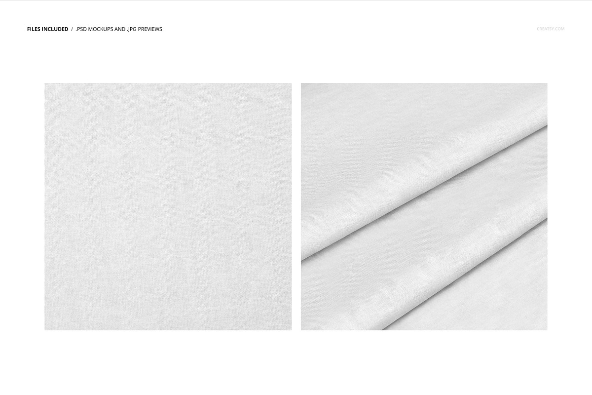 Cotton Fabric Mockup Set, a Product Mockup by Creatsy (Photo 2 of 7)