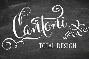 Cantoni Total Design Font