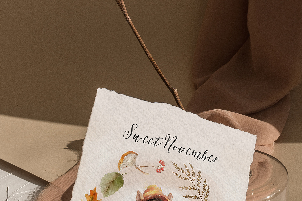 November Friends - Woodland, a Seasonal Illustration by Isabelle Salem (Photo 2 of 9)