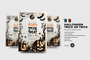 Halloween Trick or trick Flyer, a Flyer Template by Aam360 (Thumbnail 1 of 3)