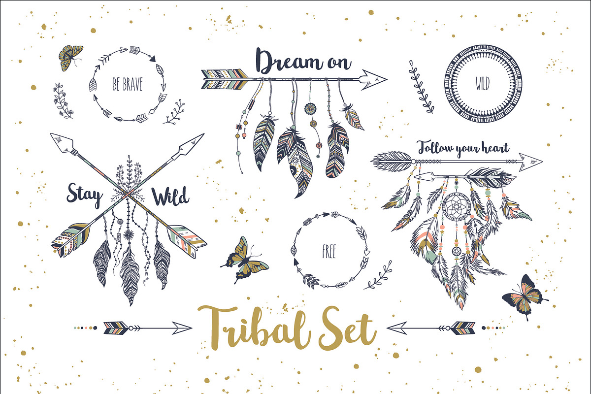 Tribal Set, an Object Graphic by Angelina De Sol (Photo 2 of 6)