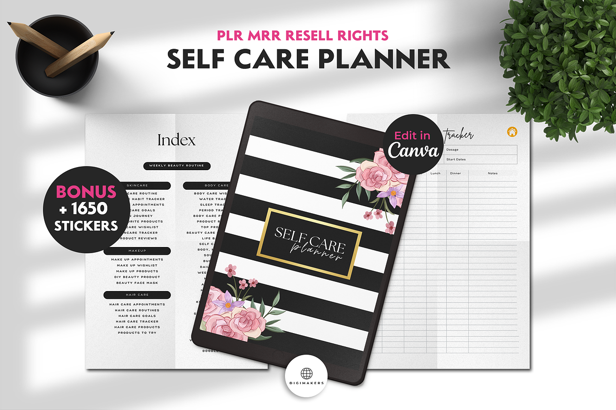 Self Care Planner