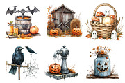Antique Farming in Halloween Clipart, an Illustration by CreationArt (Thumbnail 4 of 5)