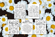 Mother's Day Greeting Coloring Pages, an Illustration by ChristinaDesigns (Thumbnail 2 of 5)