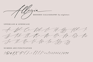 Allegia Handwritten Wedding Font