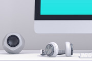 Minimal iMac Mockup, a Mac Mockup by Designrepos (Thumbnail 2 of 3)