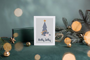 Hand Drawn Christmas Cards Bundle, a Card Template by maaariabouvier (Thumbnail 8 of 19)