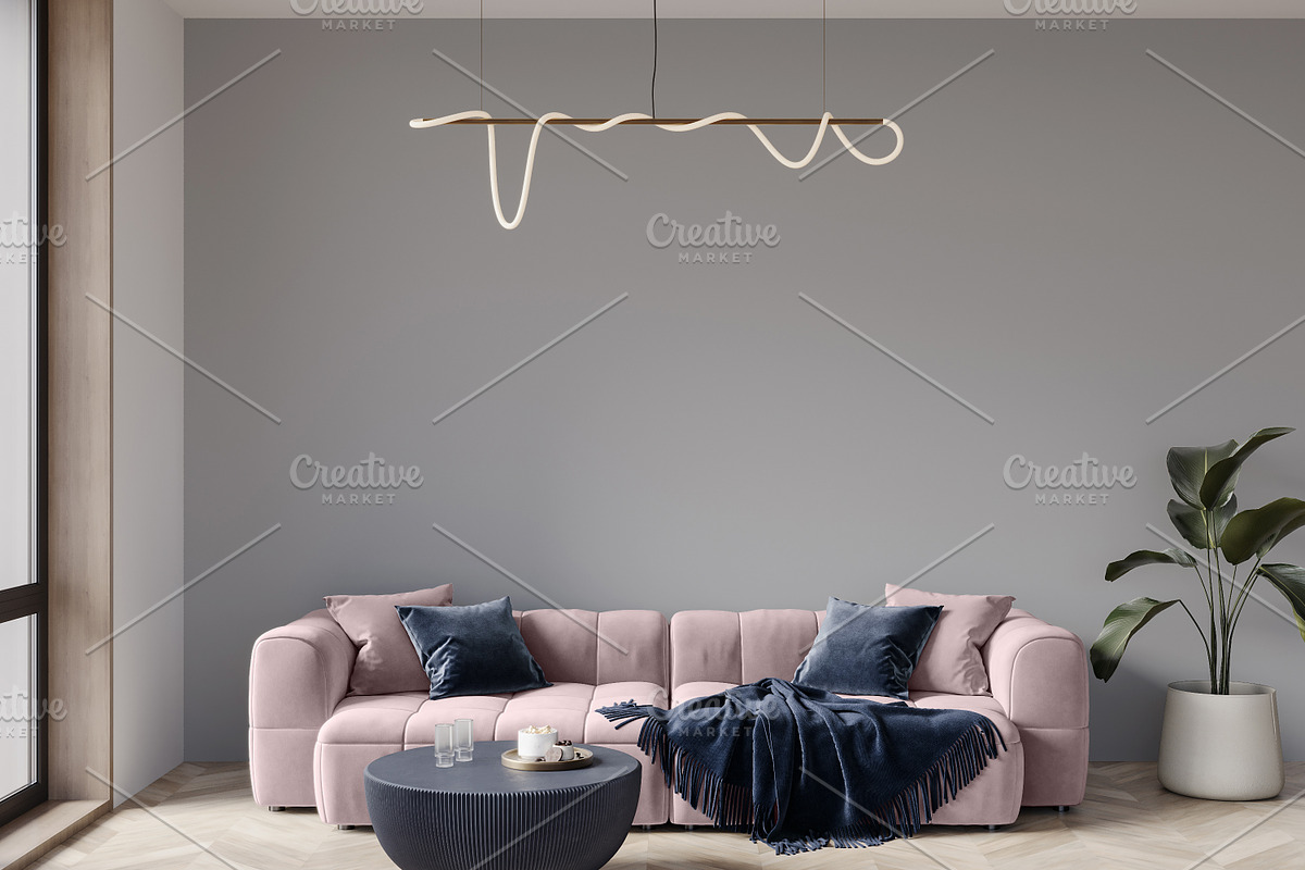 Wallpaper mockup - luxury & modern, a Household Mockup by Hunny Badger (Photo 3 of 6)