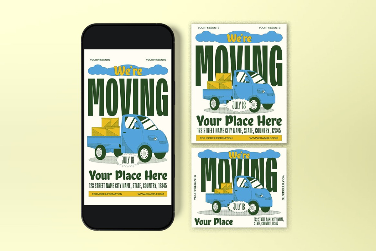 We're Moving Flyer, a Flyer Template by graphicook (Photo 3 of 3)
