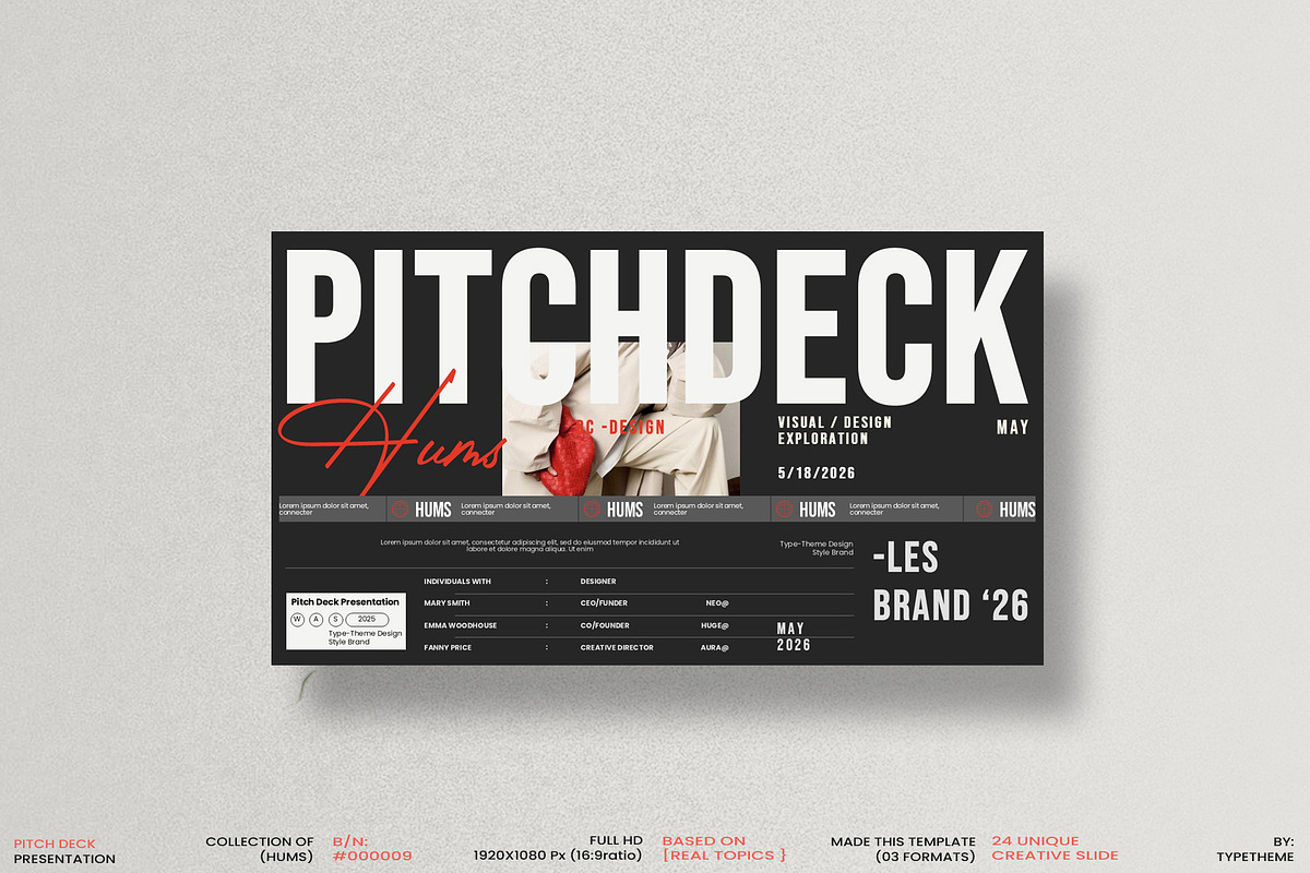 Pitch Deck Presentation Template, a Presentation Template by Aura Agency (Photo 7 of 11)