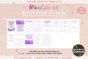 Sales Page Course Guide Worksheet, a Templates & Theme by bellaROSEworkshop (Thumbnail 5 of 10)