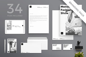 Branding Pack Menswear Show