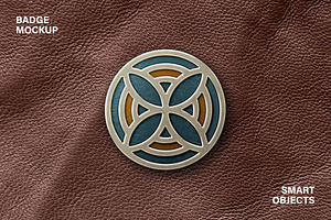 Enamel Pin Logo Mockup, a Product Mockup by Design Squad
