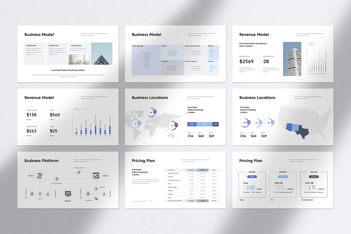 Business Plan PowerPoint Template, a Presentation Template by GoldenPixelStudio (Photo 22 of 29)