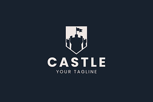 Castle logo icon illustration, a Branding & Logo Template by Dyn Studio