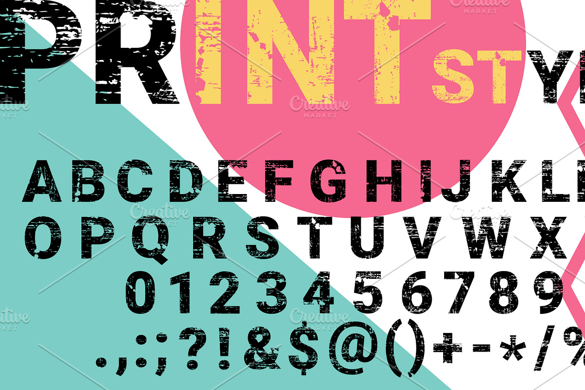 Soccer Grungy Font OTF TTF SVG Png, a Slab Serif Font by Watercolor_Vector Graphic (Photo 2 of 3)