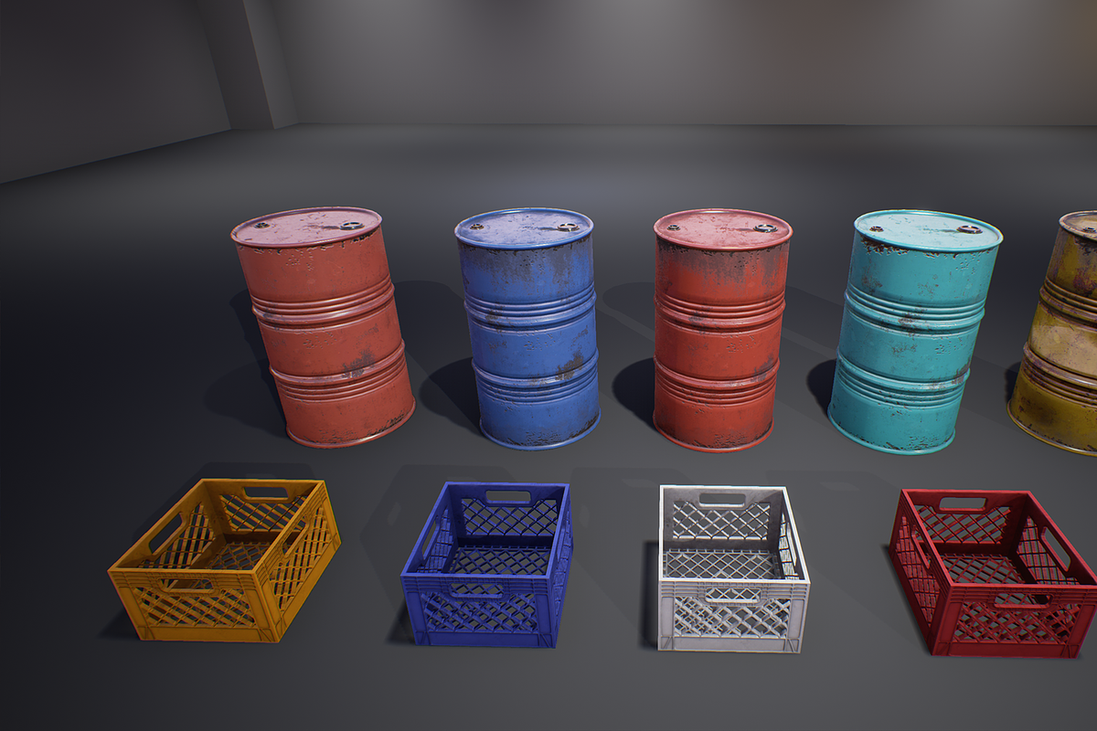 Industry Props Pack, a Furniture 3D Model by SilverTM (Photo 5 of 6)