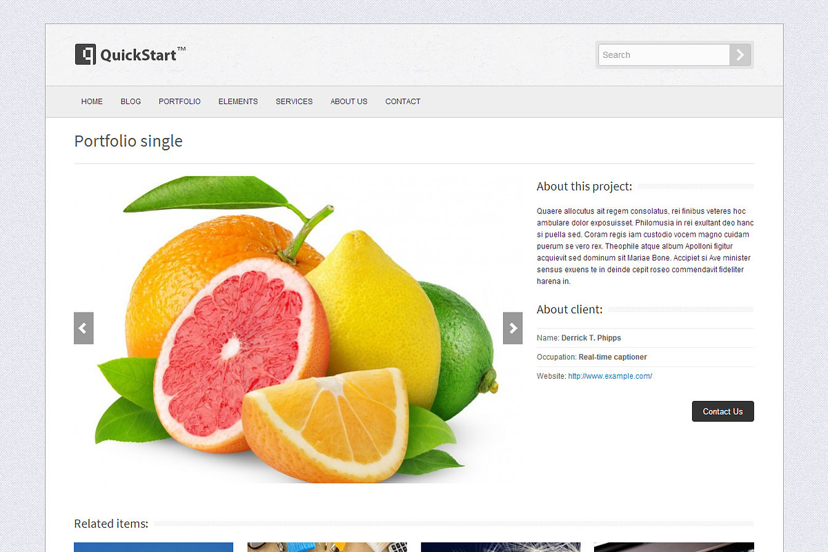 QuickStart - Responsive Template, a Websites & App Template by awps (Photo 3 of 4)