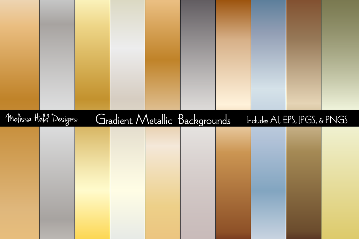 Gradient Metallic Backgrounds