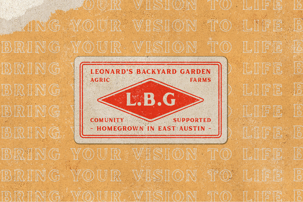 Inlander - Retro Display Font, a Serif Font by Edignwn Type (Photo 6 of 12)