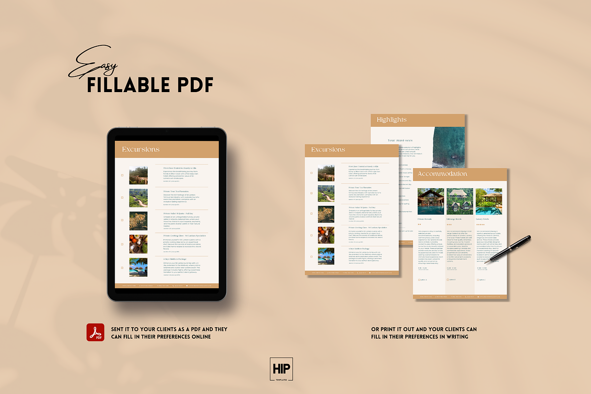Travel Proposal for Travel Agents, a Templates & Theme by Hip Templates (Photo 6 of 9)