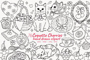 Coquette Cherries Clipart Bundle, a Seasonal Illustration by TitaLivingArt (Thumbnail 1 of 9)