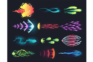 Cartoon laser gun beam. Alien, a Technology Illustration by Things for designers