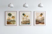 Modern Nature Landscape Illustration, a Decorative Illustration by Housui Patterns (Thumbnail 7 of 12)
