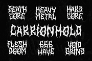 Nightmaw | Black Metal Font, a Blackletter Font by Denustudios (Thumbnail 3 of 11)