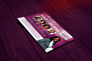 Women's Conference Flyer Template