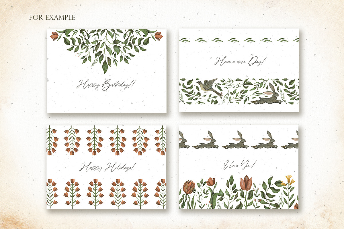 Watercolor vintage garden set, an Object Graphic by OrangePeafowlArt (Photo 10 of 18)
