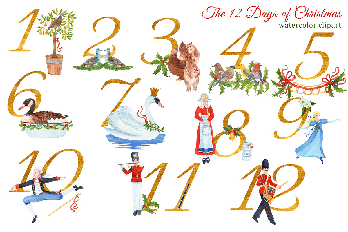 12 Days of Christmas, a Person Illustration by s.yanyeva (Photo 6 of 7)
