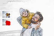 Colored Pencil Art Photoshop Action, an Action Add-On by Photoshop Action (Thumbnail 4 of 10)