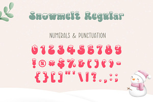 Snowmelt Display Font