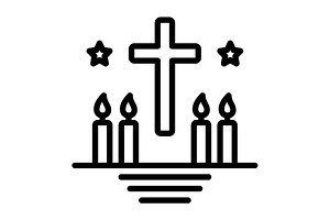 Arise hope black icon, an Outline Icon by Creative priyanka