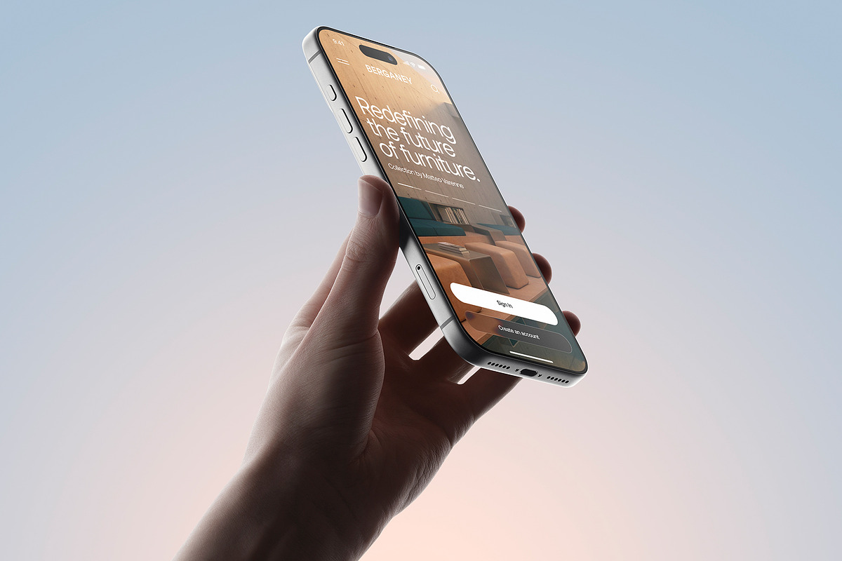 24 iPhone 17 Pro in Hand Mockups, an iPhone Mockup by Asylab (Photo 37 of 107)